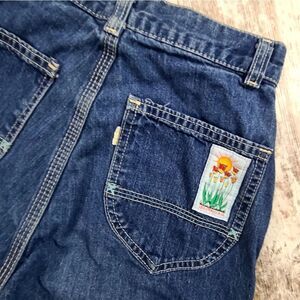 RARE VTG 70s Levi's Strauss white tab tulip high rise mom jeans straight Sz 9